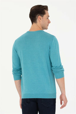 U. S. Polo Assn Мужской базовый свитер Petrol - U.s. polo assn фото 5