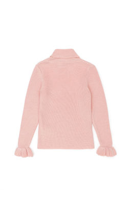 Пыльно-розовый свитер для девочки - U.s. polo assn фото 9