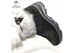 Детские унты, голубая норка, литая подошва