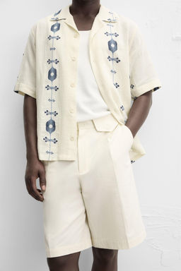 CONTRAST JACQUARD SHIRT - Zara фото 15