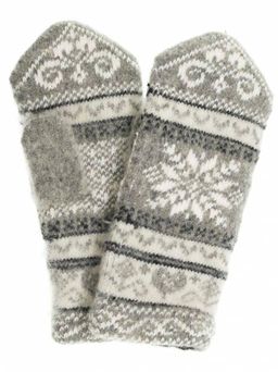 Варежки женские "Снежинка"ПП 3217-4