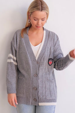 Martichelli Кардиган серый  фото 10