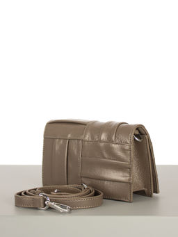 LACCOMA сумка Y1573-темно-серый натуральная кожа полиэстр  фото 2