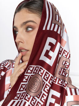 Большой, мягкий, тонкий и очень нежный двусторонний палантин с рисунком - Tantino фото 5