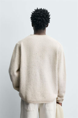 WOOL BLEND BUTTONED JUMPER - Zara фото 3