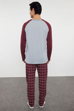 TRENDYOL MAN Yesil %100 Regular Fit Pamuk Ekose Orme Pijama Tak?m? THMAW21PT0879 - Trendyolmilla фото 6