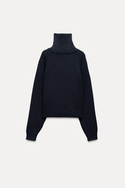 KNIT SWEATER WITH SCARF - Zara фото 8