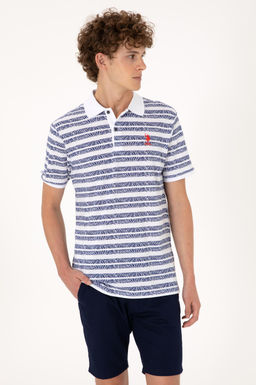 Erkek Regular Fit Polo Yaka A__k Lacivert Ti__rt Sepette S_rpriz _ndirim