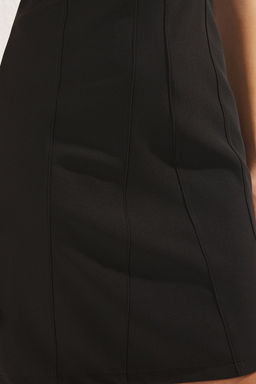 K?rm?z? A Kesim Dikis Detayl? Mini Dokuma Elbise TWOSS25EL00054 - Trendyolmilla фото 9