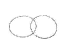 Серебряные серьги, без вставки, с-3,0, 3 см