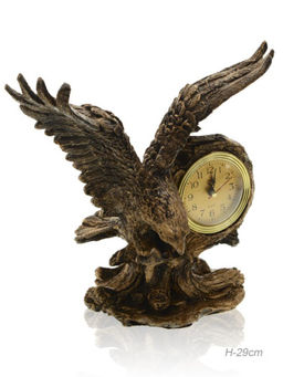 Часы статуэтка Орел 29 см / 3511A /уп 12/
