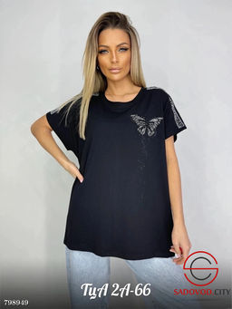 Футболка женская с бабочкой - Bruno фото 4