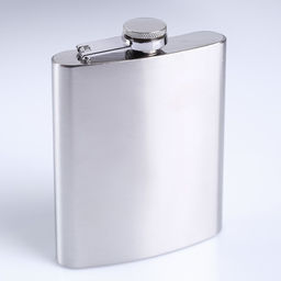 Фляжка Мастер К Полковник, 240 мл, в чехле, подарочная, армейская, 8 oz, нержавеющая сталь, зелёная