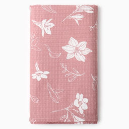 Набор подарочный Этель Lilies, 5 предметов, полотенце, мочалка, расчёска фото 6