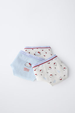 6-14 YEARS/ THREE-PACK OF HELLO KITTY  SANRIO BRIEFS - Zara фото 6