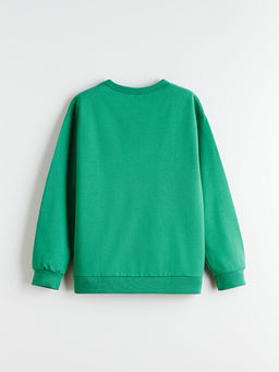 Bisiklet Yaka Erkek ?ocuk Sweatshirt