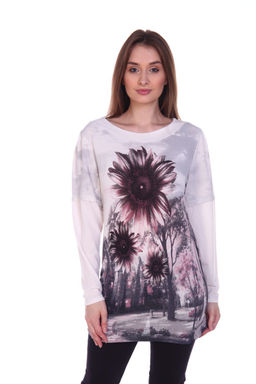 249 Туника "Сиреневая ромашка"