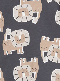 Bisiklet Yaka Erkek Bebek Pijama Tak?m?