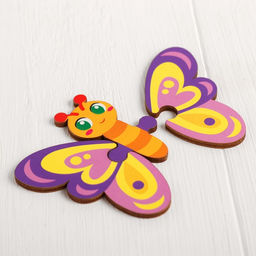 Головоломка пазл из крупных деталей Лесные животные - Лесная мастерская фото 2