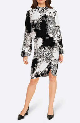 Платье, экрю-черное - Ashley brooke фото 5