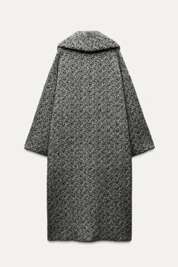 WRAP COLLAR KNIT COAT - Zara фото 8