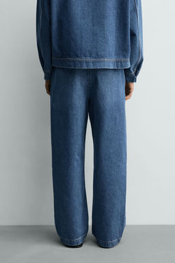 PANTAL?N CHINO DENIM STRAIGHT FIT / Azul