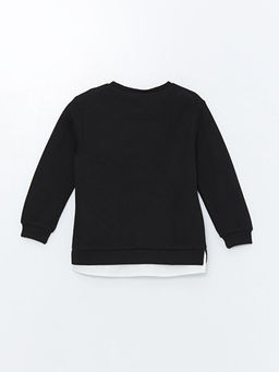 Bisiklet Yaka Erkek ?ocuk Sweatshirt - Waikiki фото 2