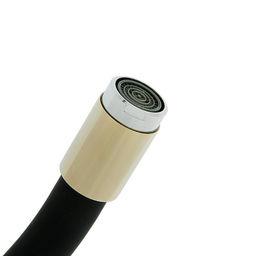 Смеситель для кухни Accoona А9890F, однорычажный, силиконовый излив, черный/хром