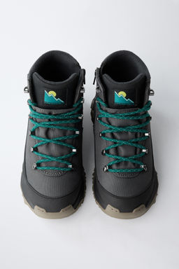 WATER-REPELLENT HIKING BOOTS - Zara фото 13