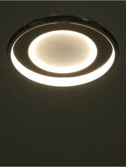 Люстра Karin 58 Вт LED 3000-6000К хром Ø40×6 см