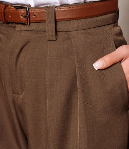 Брюки #КТ8844, коричневый - Dommod фото 5