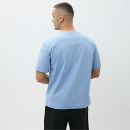 Футболка мужская MINAKU: Basic line MAN голубая, размер 46
