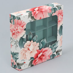 Цена за 5 шт. Коробка для конфет, кондитерская упаковка, 9 ячеек, «Нежность внутри», 14.7×14.7×3.5 см