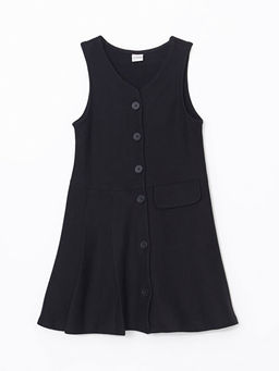 V Yaka K?z ?ocuk Elbise