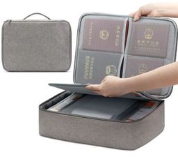 Органайзер для документов А4 (2 вставки) Серый