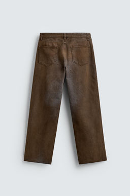 FLARE FIT JEANS WITH ZIPS - Zara фото 9