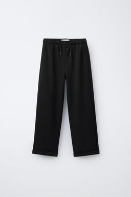 COMFORT TROUSERS WITH DRAWSTRINGS