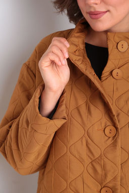 Куртка Diamant 1898-Р горчица фото 5