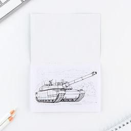 Цена за 2 шт. Подарочный набор 23 февраля, блокнот А6, карандаши (2 шт.) и восковые мелки (4 шт.) - Artfox фото 2