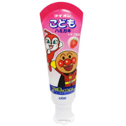 Укрепляющая детская зубная паста со вкусом клубники Lion, Япония, 40 г