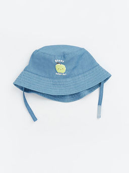 Bask?l? Erkek Bebek Bucket ?apka