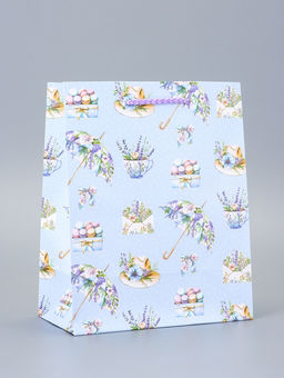 Цена за 2 шт. Пакет подарочный ламинированный Зонтик 18?22.3?10 см