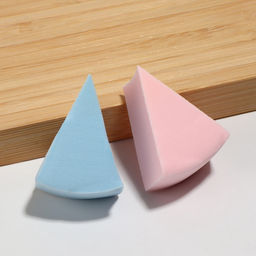 Цена за 2 шт. Спонжи для макияжа, набор - 8 шт., 3.5×3 см, разноцветные