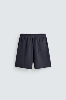 BERMUDA JOGGER ESTRUCTURA / Azul