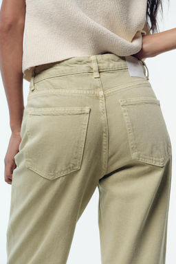 JEANS Z.02 STRAIGHT ANKLE HIGH-WAIST - Zara фото 6