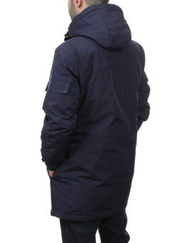 2185 DK. BLUE Куртка мужская зимняя облегченная (130 гр. холлофайбер)