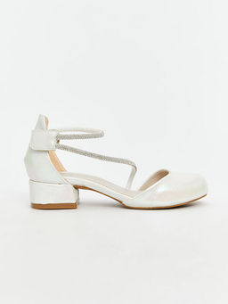 Ta?l? K?z ?ocuk Topuklu Ayakkab?