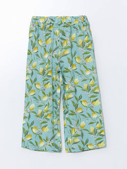 Beli Lastikli K?z ?ocuk Bol Pantolon