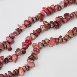 Бусины для украшений из Родонита крошка