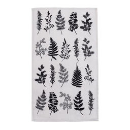 Полотенце кухонное Доляна Листья 35х60 см, 100% хлопок, 160г/м2  фото 2